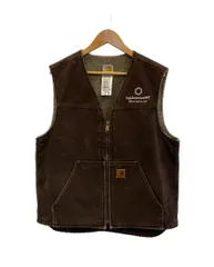 2026年最新】CARHARTT カーハート V01 ダック ワークベスト ブラウン S