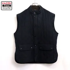 00s Barbour ダイアキルティング ダブルジップ ベスト メンズ 表記XXLサイズのサムネイル