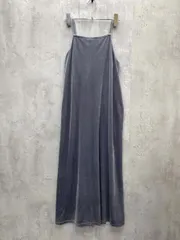 mystic ミスティック ベアロ キャミソール ワンピース ロング ベルベット 重ね着 レイヤード きれいめ sizeF/グレー  ■◇ レディース