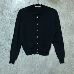 Edit Sheen エディットシーン ゴールド ボタン カーディガン ネイビー Mサイズ 〇□のサムネイル
