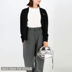 ■GANNI ガニー ハンドバッグ BOU BAG SMALL SPECCHIO A7132 Silver/018 ブーバッグ ショルダーバッグのサムネイル