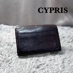 CYPRIS キプリス レザー 名刺入れ カードケース ダークブラウンのサムネイル