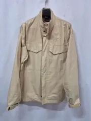 ナイキ メンズ コットン ベージュ色 ジャケットL (100)