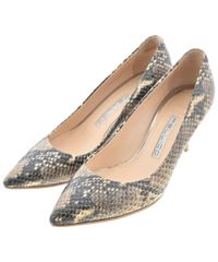 ペリーコ PELLICO シルバー スタッズ フラットパンプス36 レザー 美品