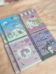 サンリオ デザイン メモ帳 (8種類 デザイン ステッカー 含む)