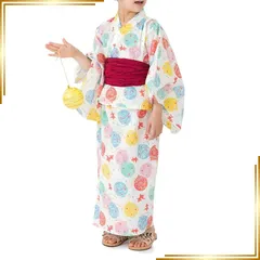 【新品】 [chil2] 子供 浴衣 セット セパレート 女の子 サンドレス キッズ ベビー服 3点セット ワンピース 14550581-110G 1
