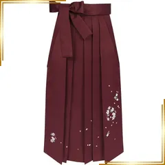 【新品】 [KYOETSU] [キョウエツ] 袴 刺繍 無地 単品 ガールズ (70cm, エンジ) 0