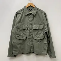 【加古川店】 中古 STUSSY | ステューシー その他トップス ミリタリーオーバーシャツブルゾン 1110321 カーキ サイズ：M 【95】