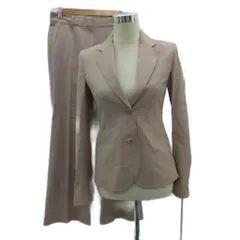 セオリー Theory セットアップ 上下 テーラードジャケット シングル 総裏地 ミドル丈 スラックスパンツ 上2 M 下0 XS ピンク /HO29 ■GY61