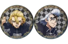 【中古】バッジ・ピンズ Dr.ゼノ＆スタンリー・スナイダー 缶バッジ２個セット 「Dr.STONE」 ファミリーマート限定