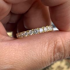 6ct UP 大粒 ダイヤ クロストップ K18 8.3g 中央宝石研究所 