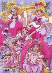 【中古】クリアファイル キュアフローラ＆キュアミラクル＆キュアホイップ＆キュアエール＆キュアスター ホログラムクリアファイルA4 「プリキュア20周年シリーズ」