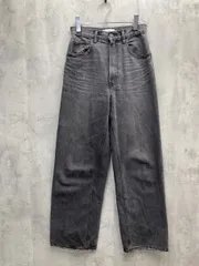 AZUL BY MOUSSY アズールバイマウジー ハイウエスト ワイド デニムパンツ sizeM/黒 ■■ レディース