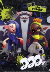 [Used] Clear File - Surimi Alliance A4 Clear File - "Splatoon 3 x Suntory" - Bonus item for purchasing eligible products