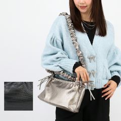 NOBLE 2WAYラインストーンバッグ シルバー - メルカリ
