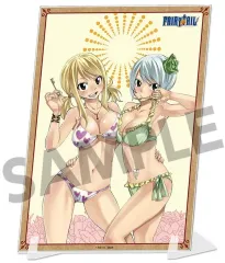 【新品】アクリルスタンド・アクリルパネル ルーシィ＆ユキノ ビジュアルアクリルプレート 「FAIRY TAIL-フェアリーテイル-」