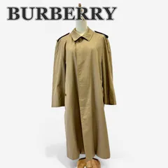 80s 英国製ヴィンテージ Burberrys バーバリーズ バルマカーンコート ノバチェック ライナー付き 比翼ステンカラーコート メンズM相当