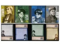 【中古】ノート・メモ帳 調査兵団 ふせんセット 「進撃の巨人・ザ・リアル 4-D：2」 ユニバーサル・スタジオ・ジャパン限定