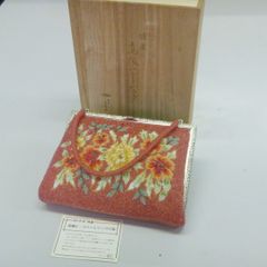 A2 美品 鼈甲と螺鈿ケース ハンドバッグ 小物ケース 三味線 撥入れ 和