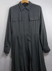 XS (44) CELEB SHOP カーキ ロング ONE PIECE