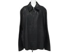 HERMES エルメス ヴィンテージ リザード レザージャケット アウター リザードスキン ブラック サイズ58 美品 中古 4a000090のサムネイル