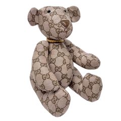 GUCCI GG柄 テディベア ぬいぐるみ - メルカリ