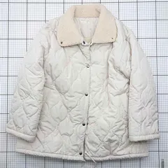 ◇ ⊇ アプレジュールクレア apres jour clair キルティングボアジャケット ベージュ系 レディース E  【1603230030664】