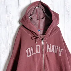 【海外モデル】OLD NAVY ワインレッド フルジップパーカー #26210