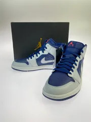 【中古品】NIKE ナイキ AIR JORDAN 1 MID DQ8426-403 BLUE VOID エアジョーダン 1 ミッド スニーカー 靴 シューズ メンズ 【160-260403-em-70-min】