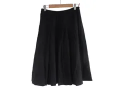 k03260318152　JOCOMOMOLA　40　Black　　スカート　ミディアム丈　秋冬