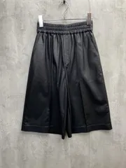 美品 LE CIEL BLEU ルシェルブルー シンセティックレザー ハーフ パンツ フェイクレザー size34/ブラック ■◇◎レディース