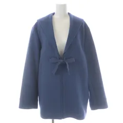 6 ROKU BEAUTY&YOUTH B&Y ロク ビューティーアンドユース SAILOR COLLAR COAT セーラーカラーコート ハーフコート アウター 36 青 ブルー /DF ■OS