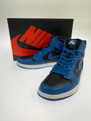 【中古品】NIKE ナイキ AIR JORDAN 1 RETRO HIGH OG DARK MARINA BLUE 555088-404  エアジョーダン1 レトロ ハイ OG スニーカー メンズ 【160-260403-em-72-min】