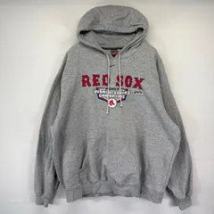 古着 ナイキ NIKE パーカー プルオーバー  レッドソックス フーディ RED SOX MLB 大きいサイズ チーム 2XL  グレー メンズ
