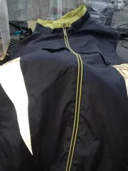 ブラック/蛍光色 ウィンドブレーカー ジャケット