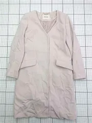 ◇ ⊇ レッセパッセ LAISSE PASSE ノーカラーコート 36サイズ ピンク系 レディース E  【1603230009868】
