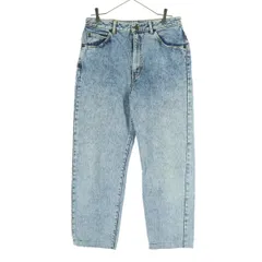 EDWIN エドウィン コットン ケミカルウォッシュ デニムパンツ 33 ブルー系 メンズ 古着