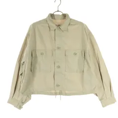 niko and... ニコアンド 長袖 オーバーサイズ シャツジャケット M ベージュ系 レディース 古着