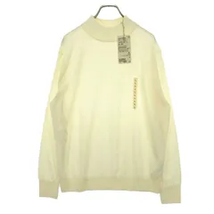 未使用 MUJI 無印良品 ウール 長袖 ハイネック セーター L オフホワイト系 レディース 古着