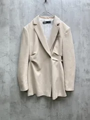 ZARA ザラ テーラード ジャケット sizeS/ベージュ ■◇ レディース