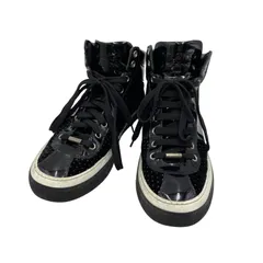 【中古品】JIMMY CHOO ジミーチュウ HIGH CUT SNEAKERS ハイカット スニーカー シューズ 靴 【162-260403-as-12-izu】