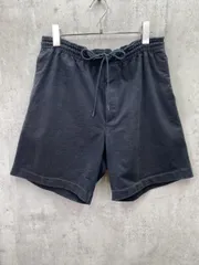 AURALEE オーラリー コットン ボタンフライ イージー ショート パンツ 日本製 size4/黒  ■◆ メンズ