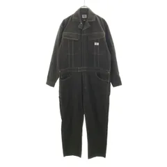 Dickies ディッキーズ 長袖 つなぎ LL カーキ オールインワン メンズ 古着