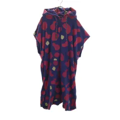 mercibeaucoup. メルシーボークー 半袖 スウェット オールインワン パープル系 つなぎ レディース 古着