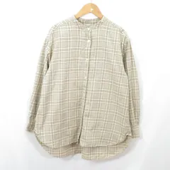 MACKINTOSH PHILOSOPHY チェック バンドカラーシャツ