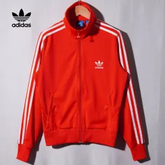 アディダス オリジナルス adidas ORIGINALS ファイヤーバード トラックジャケット M ユニセックス レッド ロゴ刺繍 プリント Firebird ジャージ スポーツウェア Y2K ストリート スポーツミックス 古着 F120