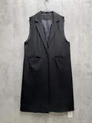 新品 Unbar アンバー ジレ ロング ベスト sizeL/黒 ■◆レディース