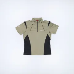 S モンベル レディース ハーフジップ Tシャツ 0320H1