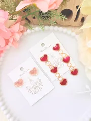 【在庫処分SALE】ワンコイン❁⃘アクセサリーセット（heart）