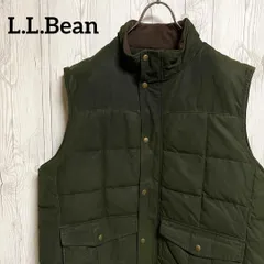 L.L.Bean　エルエルビーン　ダウンベスト・キルティングベスト　メンズL サイズ　グリーン　緑　25-1083